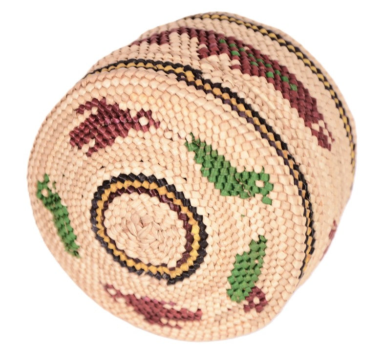 Makah Neah Bay Washington Lidded Basket