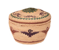 Makah Neah Bay Washington Lidded Basket