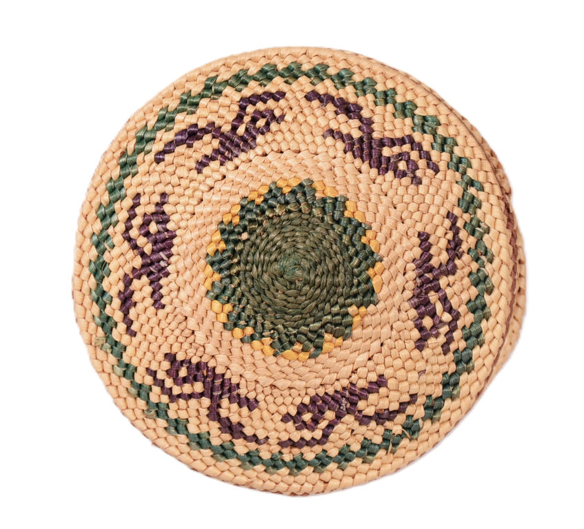 Makah Neah Bay Washington Lidded Basket