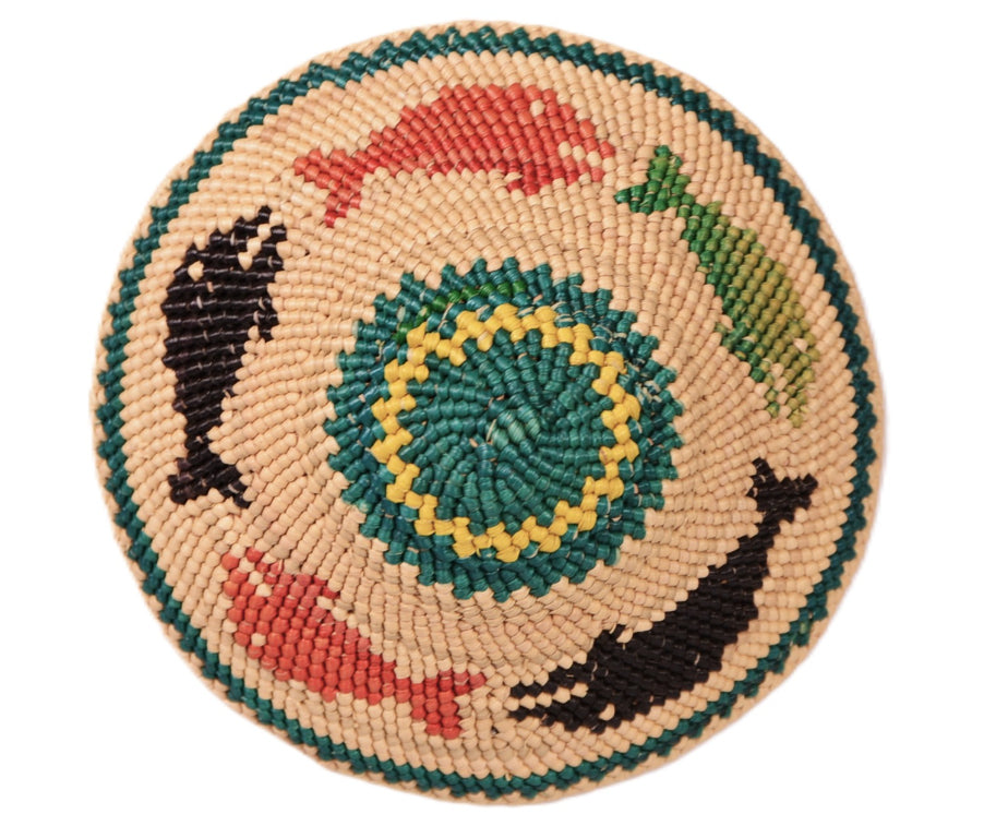 Makah Neah Bay Washington Lidded Basket
