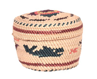 Makah Neah Bay Washington Lidded Basket