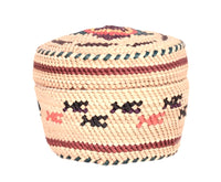 Makah Neah Bay Washington Lidded Basket