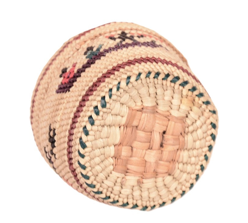 Makah Neah Bay Washington Lidded Basket