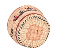 Makah Neah Bay Washington Lidded Basket