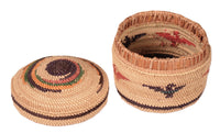 Makah Neah Bay Washington Lidded Basket