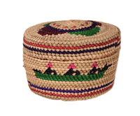 Makah Neah Bay Washington Lidded Basket