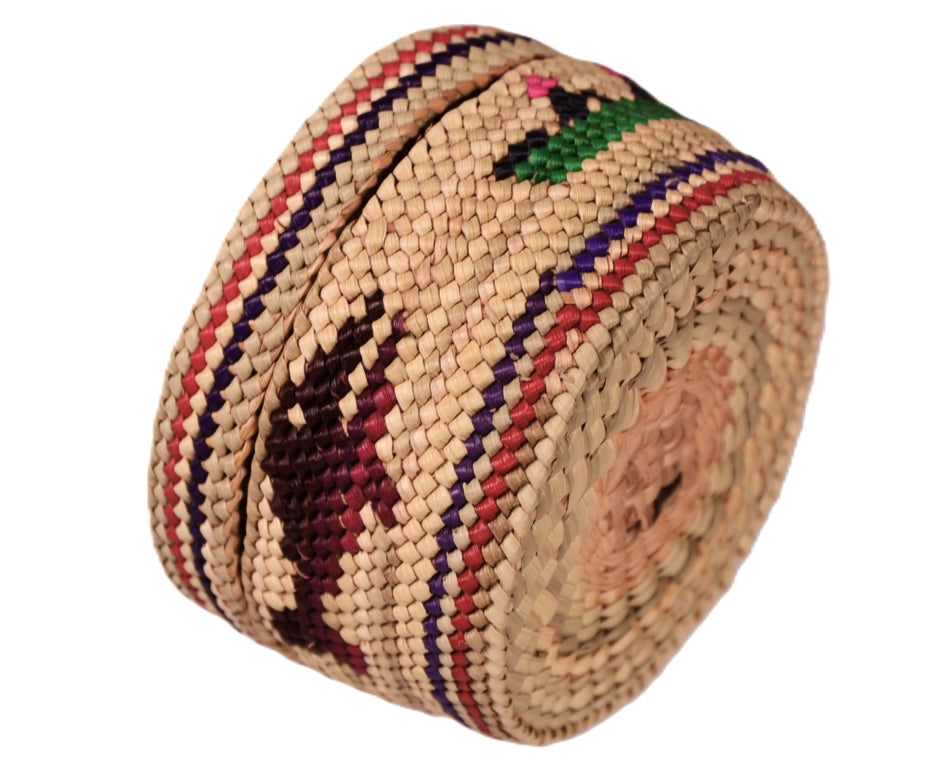 Makah Neah Bay Washington Lidded Basket