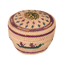 Makah Neah Bay Washington Lidded Basket