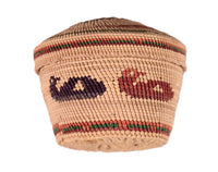 Makah Neah Bay Washington Lidded Basket