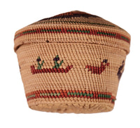 Makah Neah Bay Washington Lidded Basket