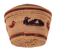 Makah Neah Bay Washington Lidded Basket