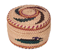 Makah Neah Bay Washington Lidded Basket