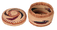 Makah Neah Bay Washington Lidded Basket