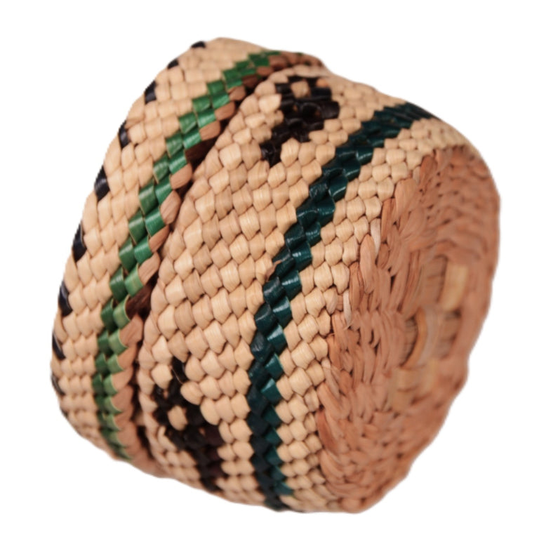 Makah Neah Bay Washington Lidded Basket