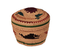 Makah Neah Bay Washington Lidded Basket