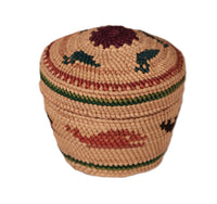 Makah Neah Bay Washington Lidded Basket