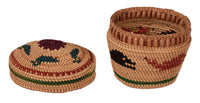 Makah Neah Bay Washington Lidded Basket