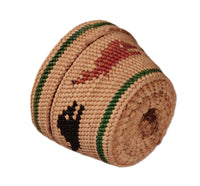 Makah Neah Bay Washington Lidded Basket