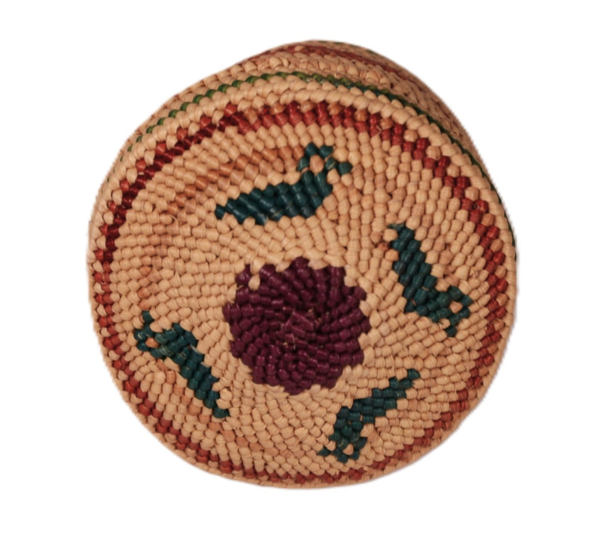 Makah Neah Bay Washington Lidded Basket