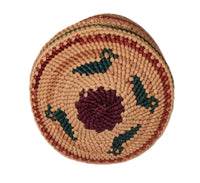 Makah Neah Bay Washington Lidded Basket