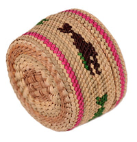 Makah Neah Bay Washington Lidded Basket