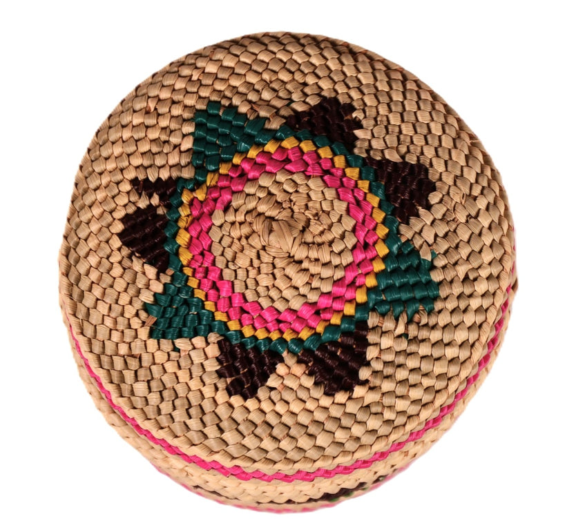Makah Neah Bay Washington Lidded Basket