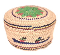 Makah Neah Bay Washington Lidded Basket
