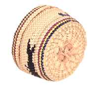 Makah Neah Bay Washington Lidded Basket