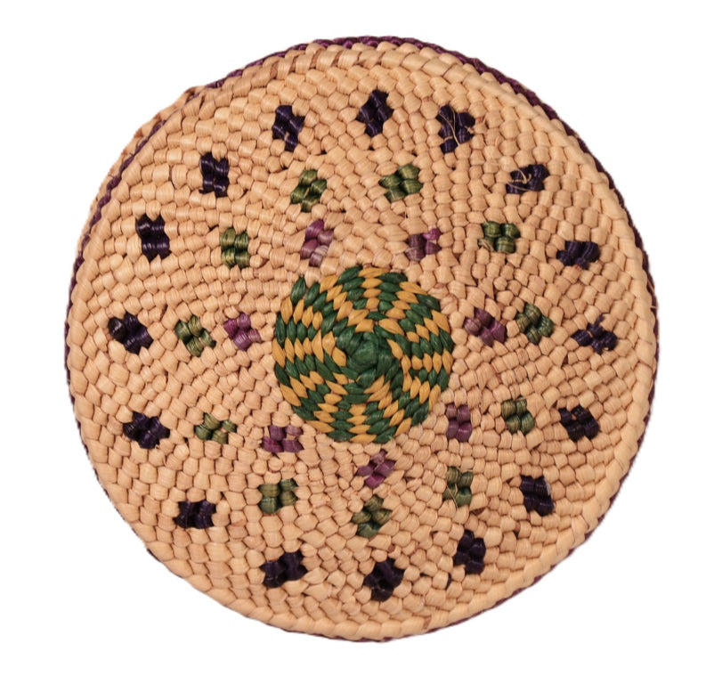Makah Neah Bay Washington Lidded Basket