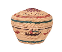 Makah Neah Bay Washington Lidded Basket