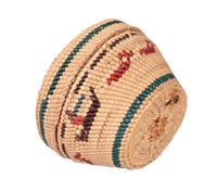 Makah Neah Bay Washington Lidded Basket