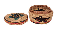 Makah Neah Bay Washington Lidded Basket