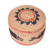 Makah Neah Bay Washington Lidded Basket