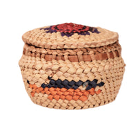 Makah Neah Bay Washington Lidded Basket