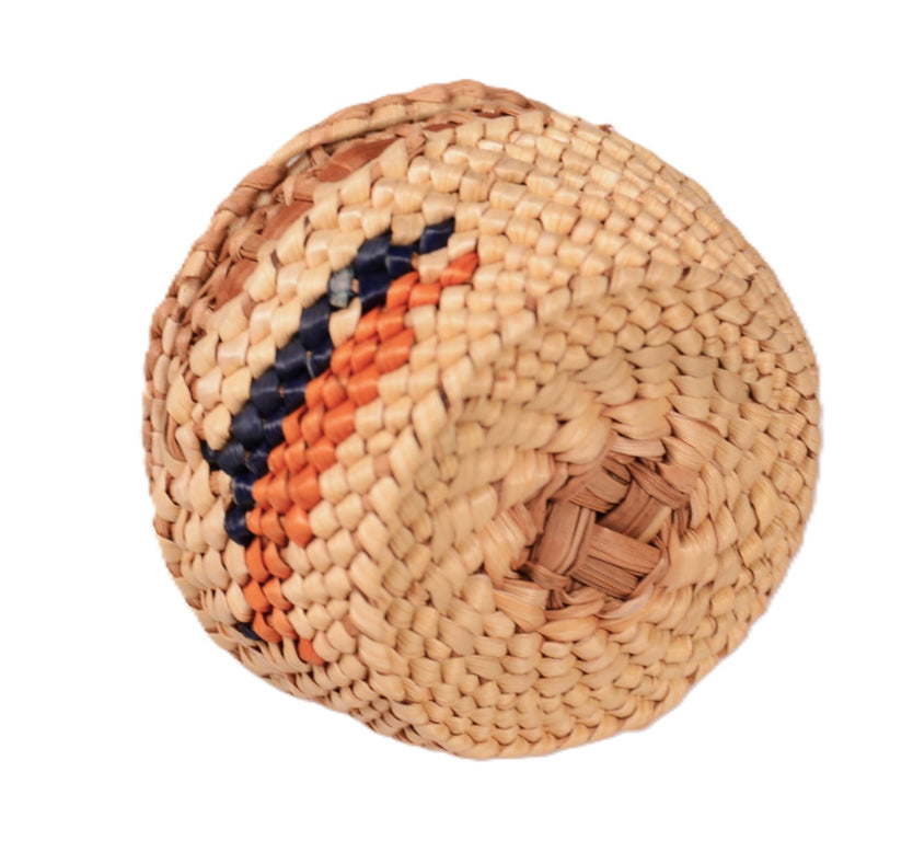 Makah Neah Bay Washington Lidded Basket