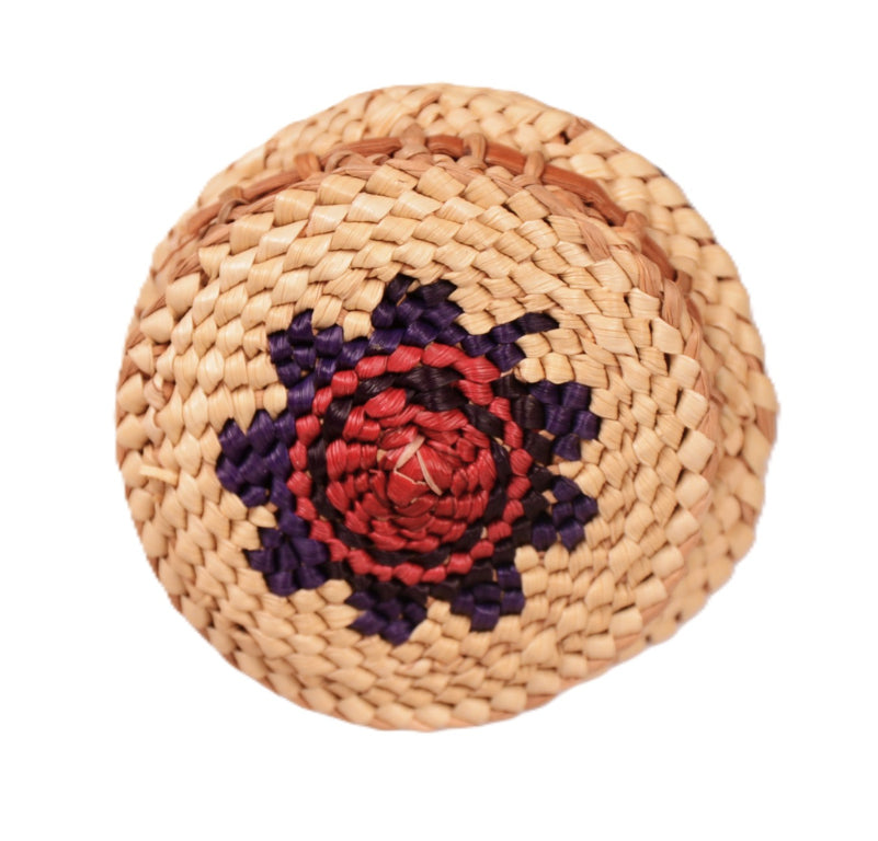 Makah Neah Bay Washington Lidded Basket