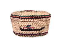 Makah Neah Bay Washington Lidded Basket
