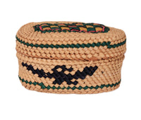 Makah Neah Bay Washington Lidded Oval Basket