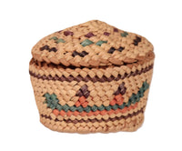 Makah Neah Bay Washington Lidded Basket