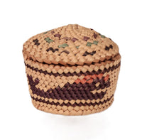 Makah Neah Bay Washington Lidded Basket