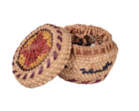Makah Neah Bay Washington Lidded Basket