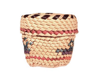 Makah Neah Bay Washington Lidded Basket