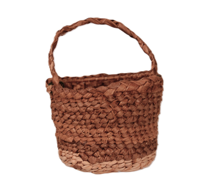 Makah Neah Bay Washington Open Basket with Handle