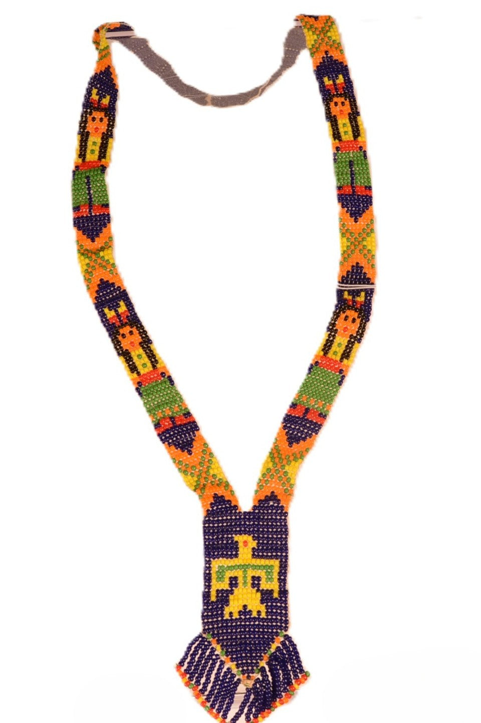 Plateau Beaded Weaved Necklace