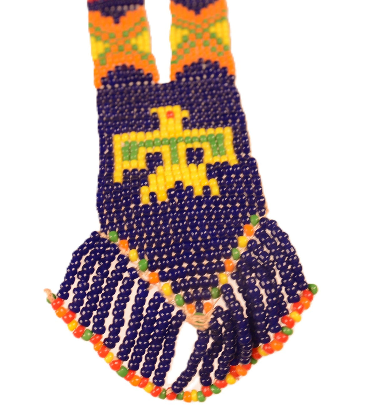 Plateau Beaded Weaved Necklace