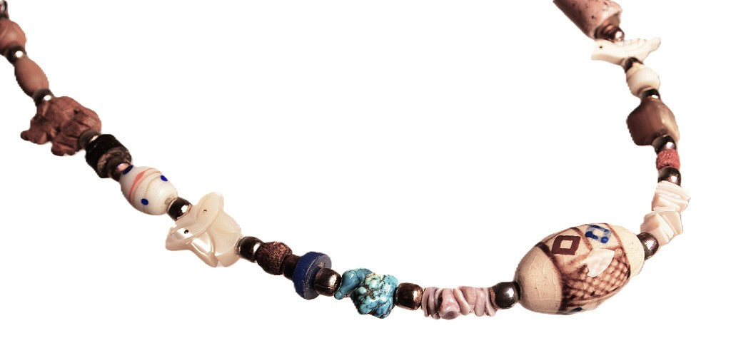 Navajo Treasure Various Beads Necklace