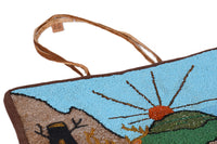Plateau Pictorial Beaded Flat Bag