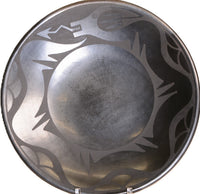 San Ildefonso Pueblo Plate Pottery By Maria & Popovi