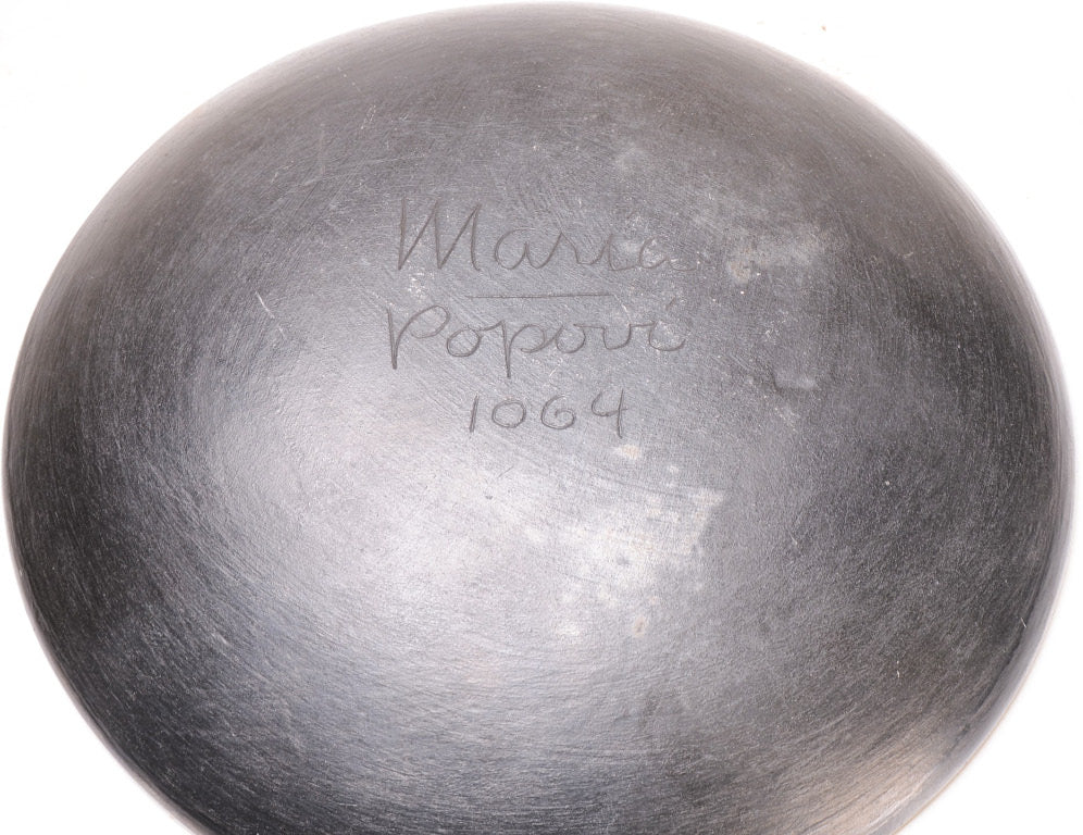 San Ildefonso Pueblo Plate Pottery By Maria & Popovi