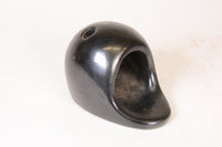 San Ildefonso Pueblo Miniature Blackware Oven "Horno" Pottery By Maria + Santana